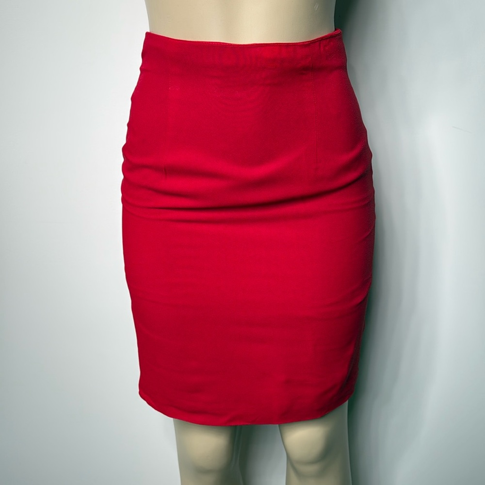 Rina Rossi small red skirt